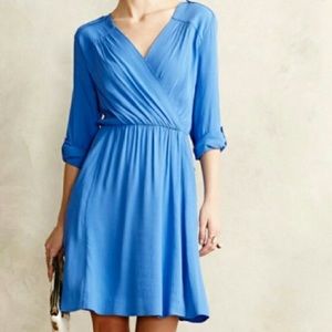 Anthropologie Maeve Lene Faux Wrap Dress Medium